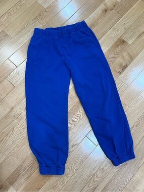 Brandy Melville Cobalt Blue Elastic Waist Joggers